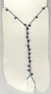 Plain Jane Bead Crochet Barefoot Sandals