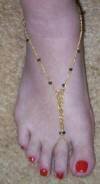 Plain Bead Crochet Barefoot Sandals