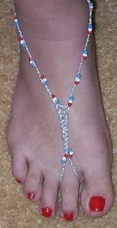 Lady Liberty Barefoot Sandals