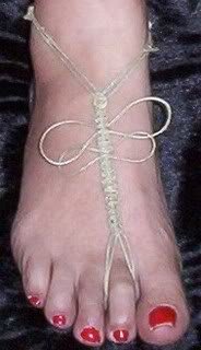 Dragonfly Barefoot Sandals