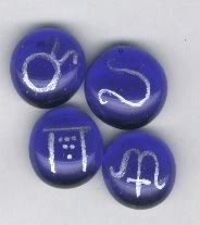 Seasonal Runes - A set of 4 pictorial runes used for divination.