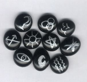 Gypsy Runes - A set of 10 pictorial runes used for divination.