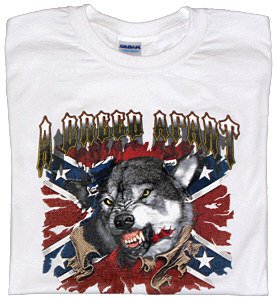 Mens Wolf T-Shirt - Sz XL