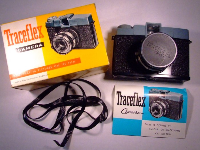 Vintage Traceflex Diana Type 120 Film Camera New in Box Free Shipping!!