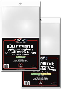 BCW 1000ct (Case) Current Comic Resealable Bags