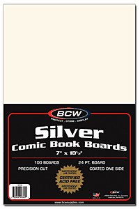 BCW 1000ct (Case) Silver Comic Boards