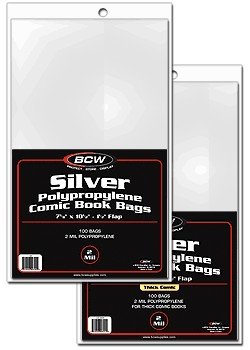 (1000) BCW Silver Comic Bags & Boards
