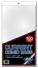 BCW 100 Current Comic Bags (Thick)