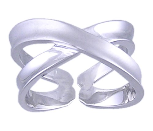 MAT RHODIUM STONELESS RING SIZE 6 PLAIN FASHION JEWELRY