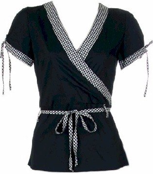 Chelsea Navy Blue Short Sleeve Top Blouse Small