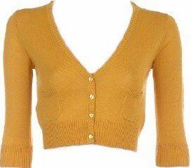 White Bolero Sweater Top Large