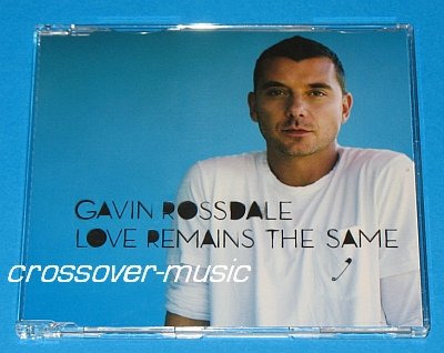 GAVIN ROSSDALE Love Remains The Same GER 4-TRK CD 2008