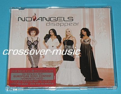 NO ANGELS Disappear GERMAN 5-TRK CD SGL 2008 EUROVISION