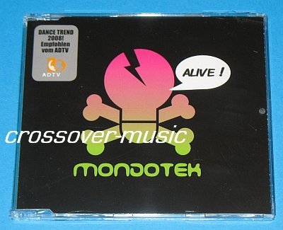 MONDOTEK Alive! GER 9-TR REMIX CD SINGLE 2008 TECKTONIC