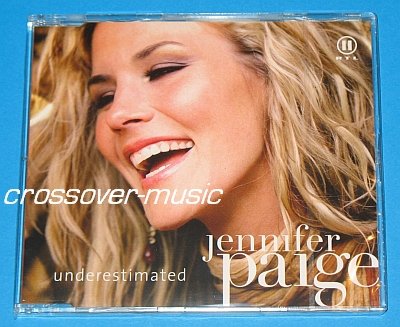 JENNIFER PAIGE Underestimated GER 2-TRK CD SINGLE 2008