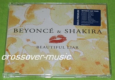 BEYONCE & SHAKIRA Beautiful Liar GERMAN 5-TRACK CD NEW
