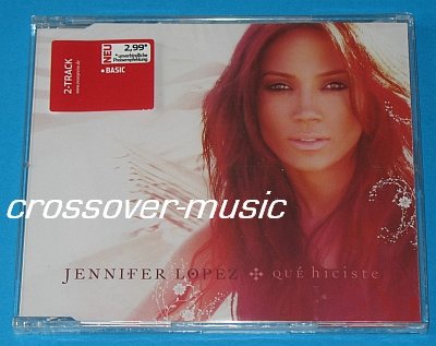 JENNIFER LOPEZ Que Hiciste GERMAN 2-TRCK CD 2007 sealed