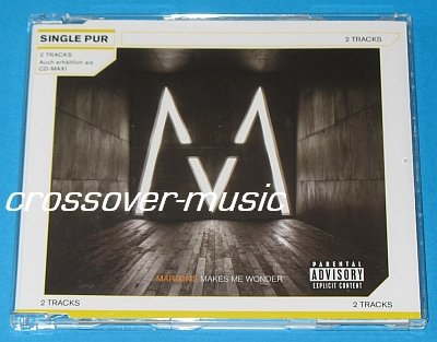 MAROON 5 Makes Me Wonder GERMAN 2-TR CD SINGLE 2007 NEW