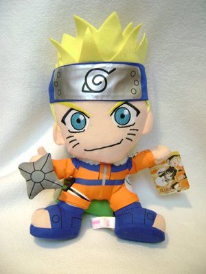Naruto Anime Naruto w/ Shuriken Plush