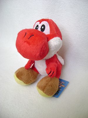 Super Mario Red Yoshi Plush