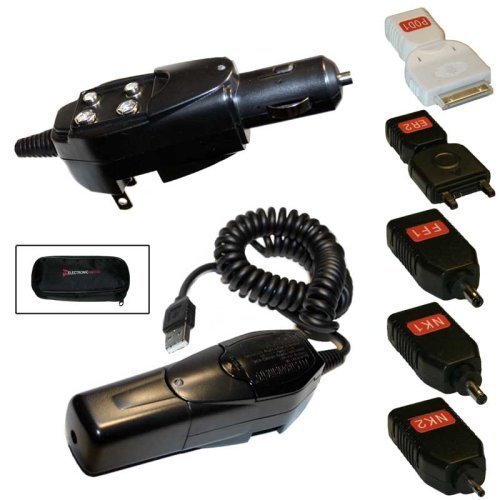 Triple Charger Home/Auto Cell/iPod/iPhone/Device Charger