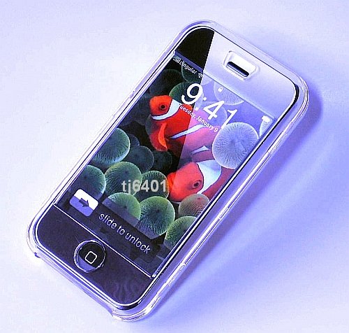 Iphone ipod Touch Hard Crystal Clear Case (Clear) + Belt Clip
