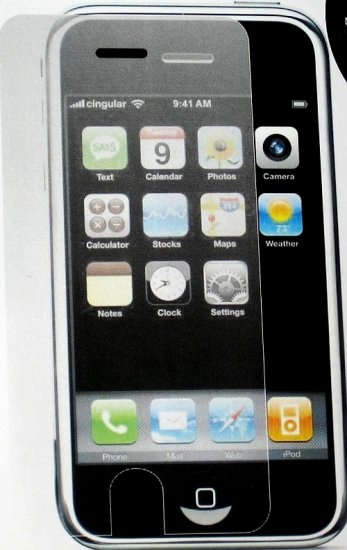 iPhone Ipod Touch Screen Protector Film Crystal Clear Plastic Transparent Skin