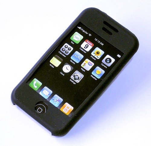 iPhone ipod Touch Silicone Protective Skin Case iTouch (Black)