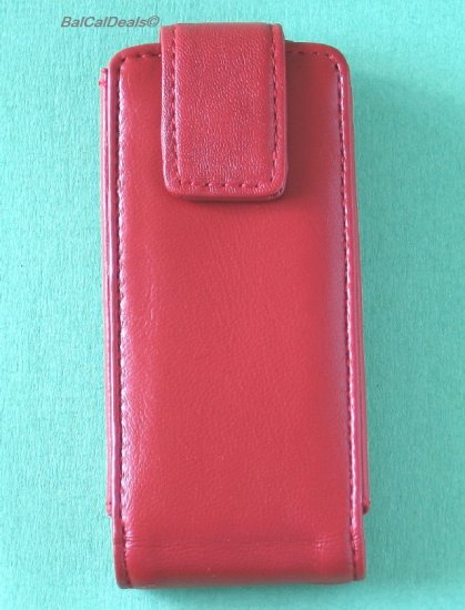 I pod Apple iPod Nano Leather Case Skin (Red)