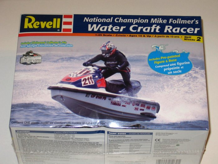 REVELL 1:25 Water Craft Racer Champion Mike Follmer NEW