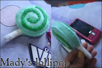 Lollipop cell strap