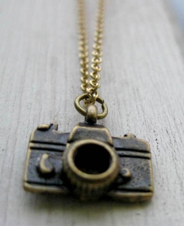 Handmade Tiny Camera Necklace