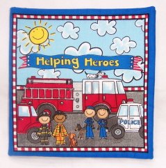 "Helping Heroes" Fabric Book