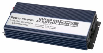 1200 Watt Continuous Power Inverter (3200 Watt Surge)