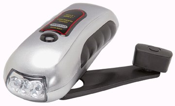 LED "Wind-Up" Dynamo Torch