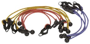 12 Piece Adjustable Tarpaulin Tie Down Cords