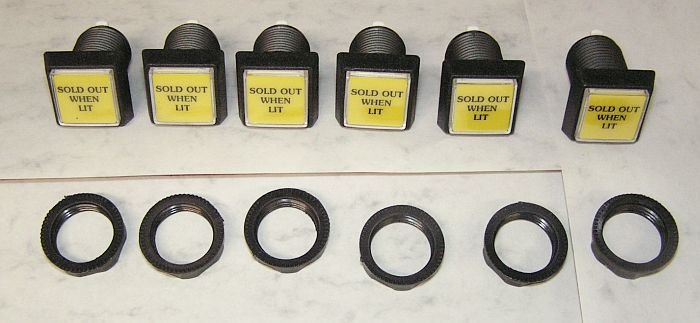 Vending Push Button Assembly 6 Lot