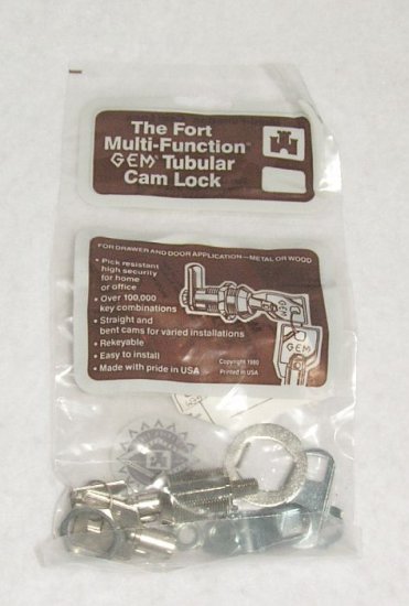 Fort GEM 7.8" Tubular Cam Lock MFW 1078 NEW