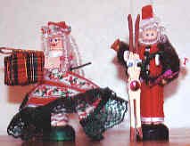 Santa and Mrs. Claus set -white