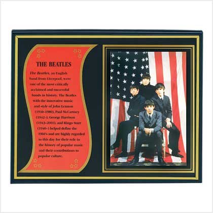 Beatles Biography Plaque