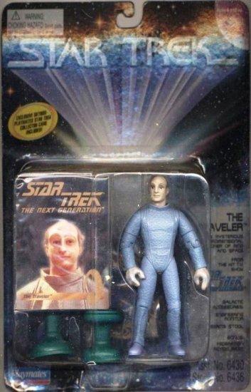 Star Trek TNG Next Generation Traveller Playmates Action Figure New Complete