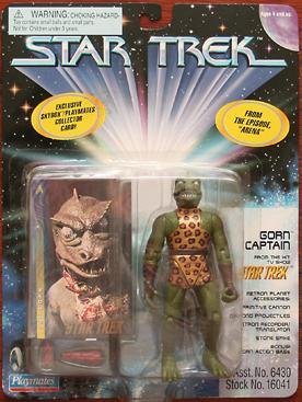 Original Star Trek Gorn Captain Playmates Action Figure New Complete with Card