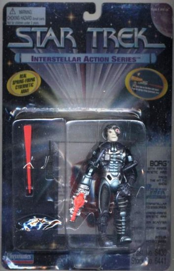 Star Trek TNG Next Generation Borg Interstellar Playmates Action Figure Mint New