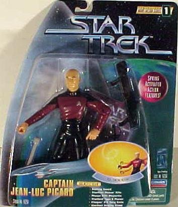 Star Trek TNG Capt Picard Galactic Gear Warp Playmates Action Figure Brand New