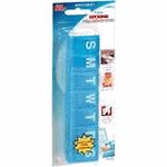 Ezy Dose Weekly Pill Holder with Braille - Blue