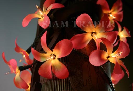 35 BULB ORANGE FLOWER PARTY / CHRISTMAS STRING LIGHT