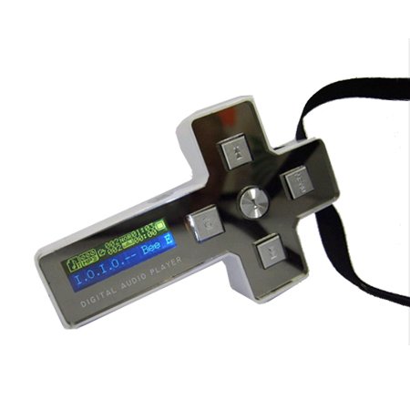 MP3 PLAYER CROSS NECKLACE 2GB (6 PIECES)