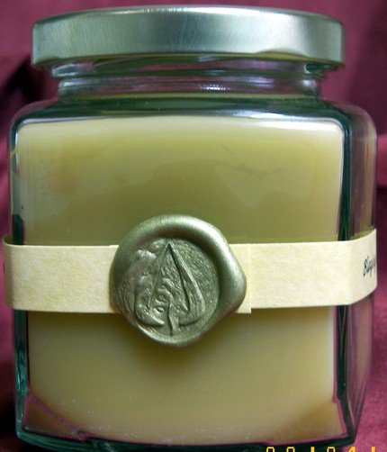 9 oz. Oval Hex Glass Scented Candle