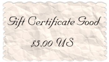 $5 Gift Certificate