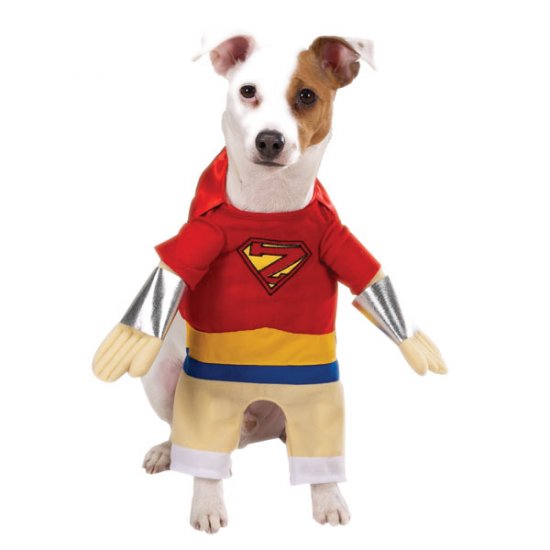 X-SMALL Superhero Pet Halloween Costume Dog